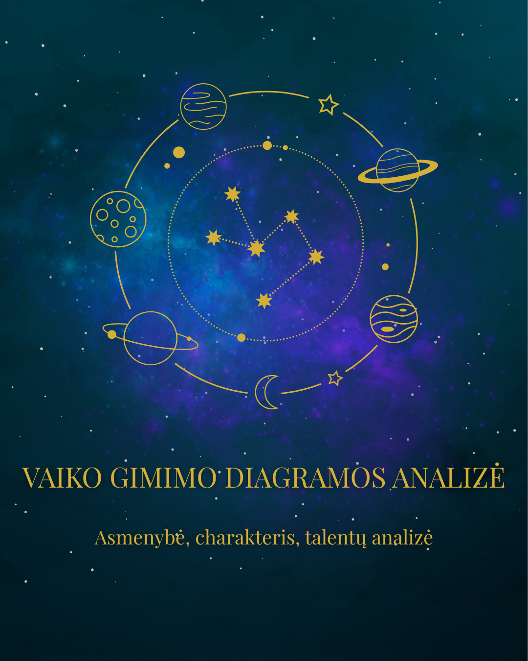 Vaiko Gimimo Diagramos Analizė Charakteris + Talentų Kryptys